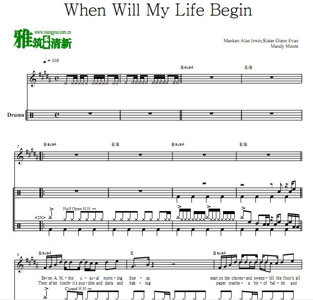 Mandy Moore ħԵ When Will My Life Begin