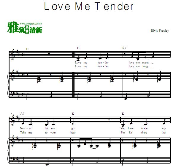 Elvis Presley - Love Me Tenderٰ  