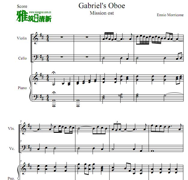  Ennio Morricone - Gabriel's OboeӲﰣ˫ɹСٴٸ