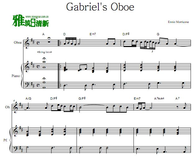 ̻ᣨս Ennio Morricone - Gabriel's Oboe˫ɹܸٺ