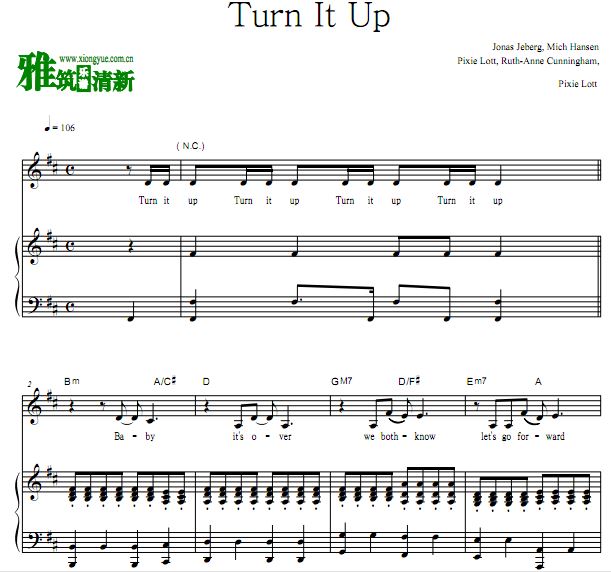 Pixie Lott - Turn It Upٰ  