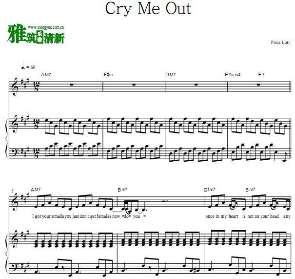 Pixie Lott - Cry Me Out  ٰ