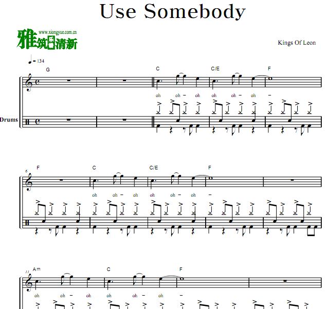 Kings Of Leon Use Somebody