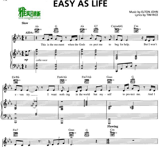 Aida-Easy As Lifeٰ
