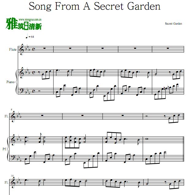 Song From a Secret Garden԰֮賤Ѹٶ