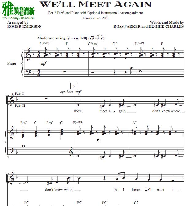 We'll Meet Again 2ϳٰ1