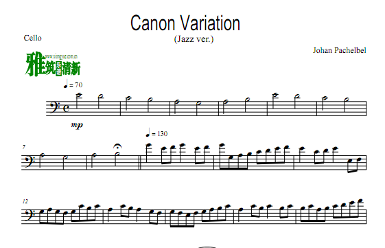 Canon Variation (Jazz Version) ʿ濨ũ
