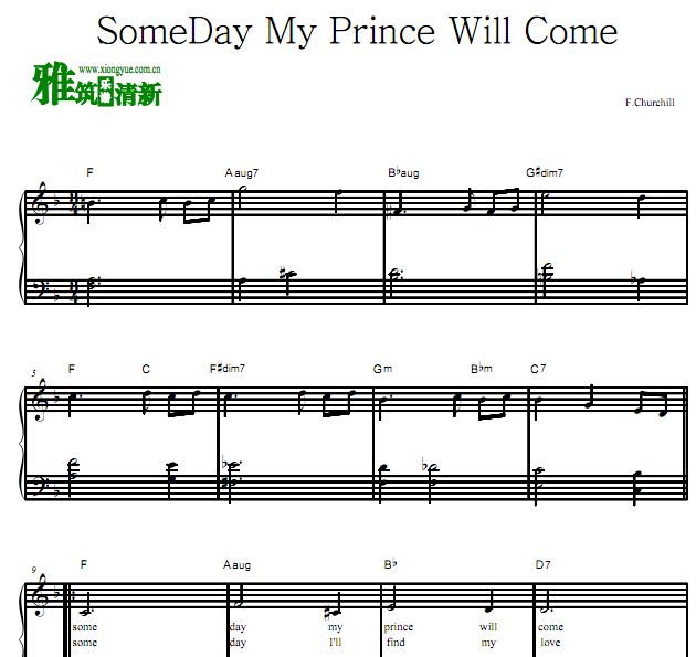ѩ Someday My Prince Will Come