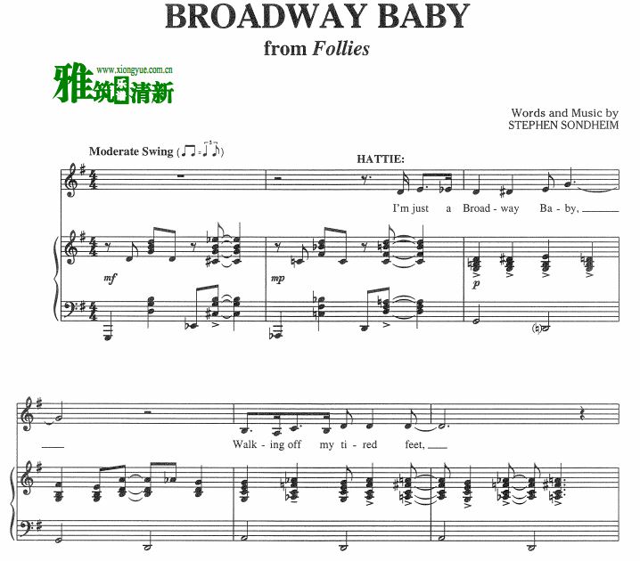 㣨˴㣩־ Follies - Broadway Baby ְ