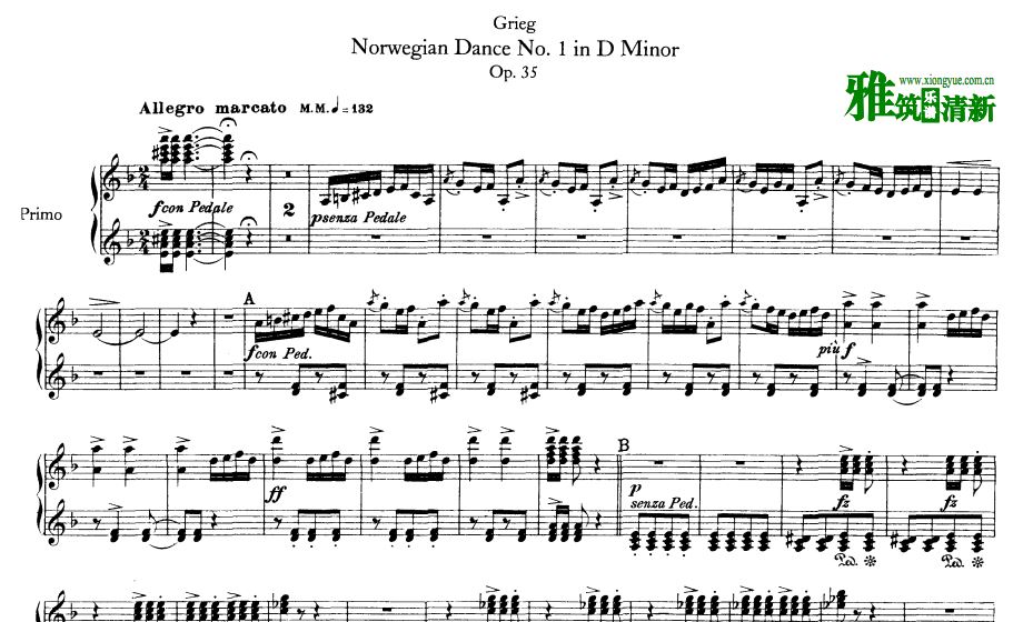 Grieg Ų Norwegian Dances, Op.35 