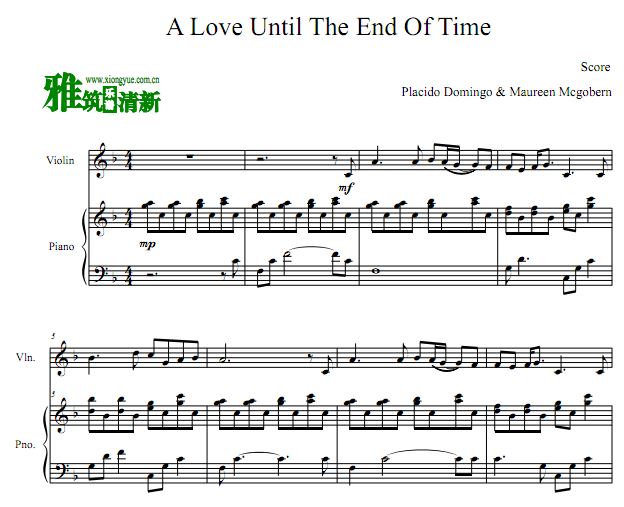 A Love Until The End Of TimeСٸٰ