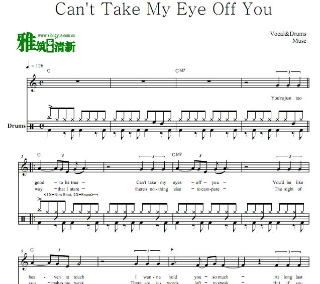 ˹ֶ Muse - Can't Take My Eyes Off You
