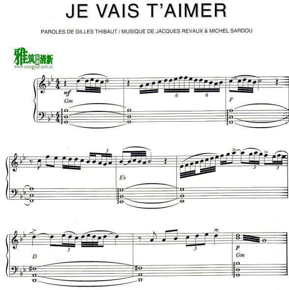 Michel Sardou - Je vais t'aimer  ٰ