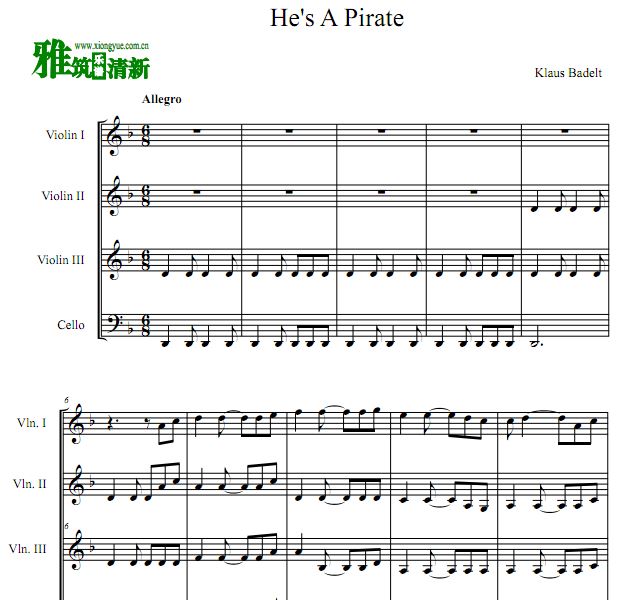 ձȺ He's A Pirate Сһٺ