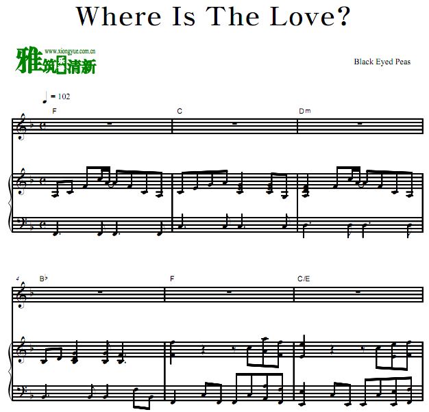 Black Eyed Peas - Where is the Loveٰ  