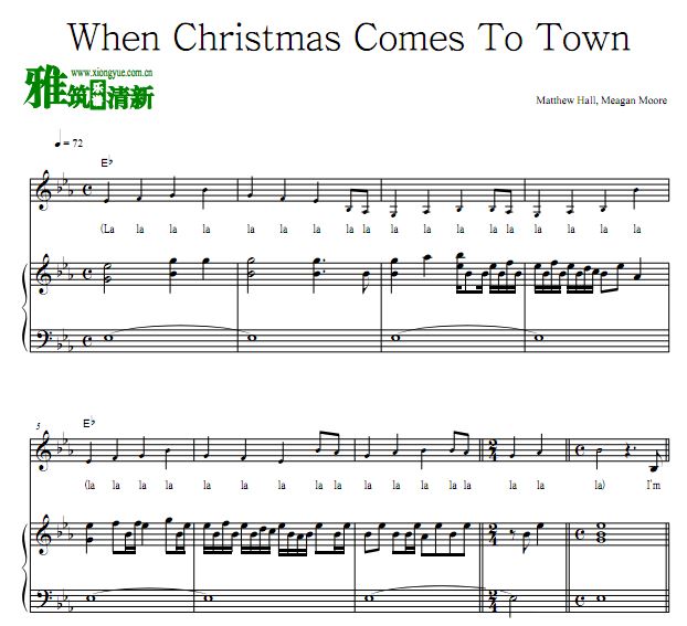  When Christmas Comes To Town   