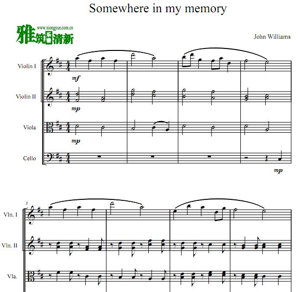 С  Somewhere In My Memory