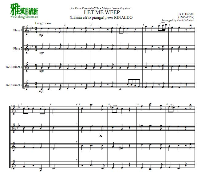 ¶ ҿްLascia ch'io piangaѵɹ