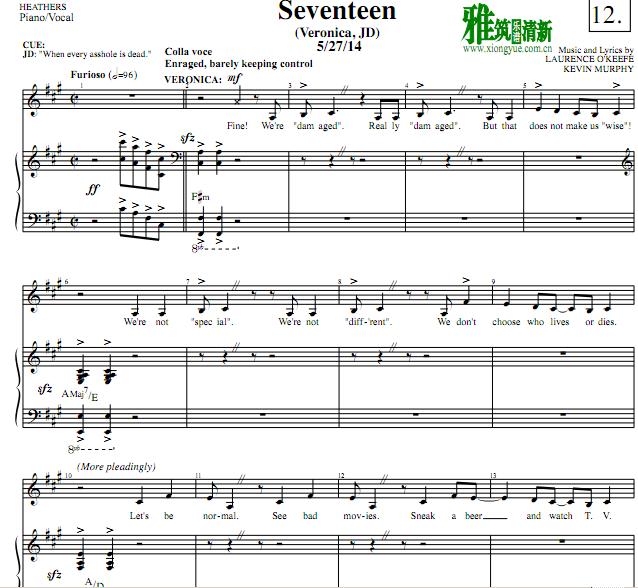 HEATHERS - Seventeen  ٰ