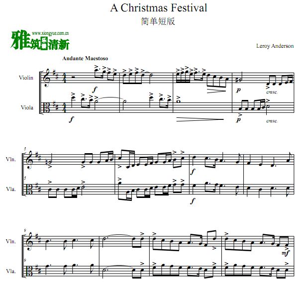 ʥ A Christmas FestivalСٶ  򵥶̰