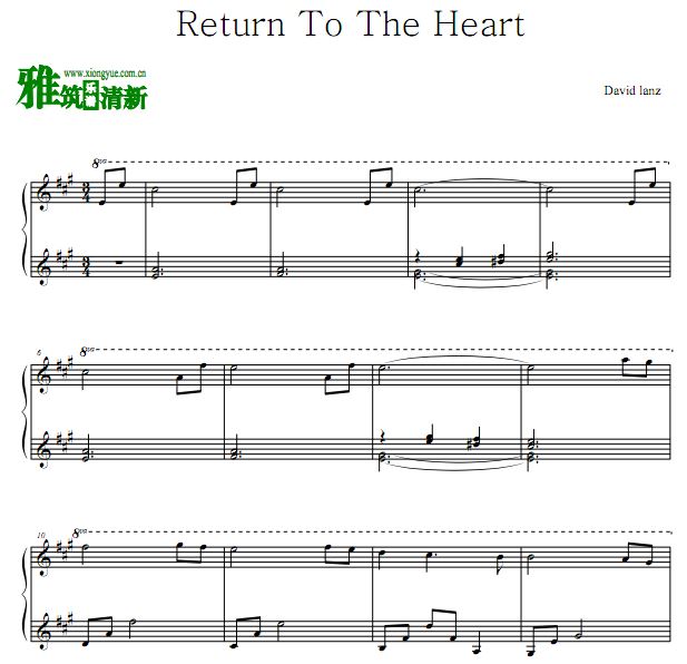 David Lanz - Return to the Heart