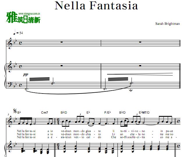 Sarah Brightman ֮Nella Fantasiaָٰ
