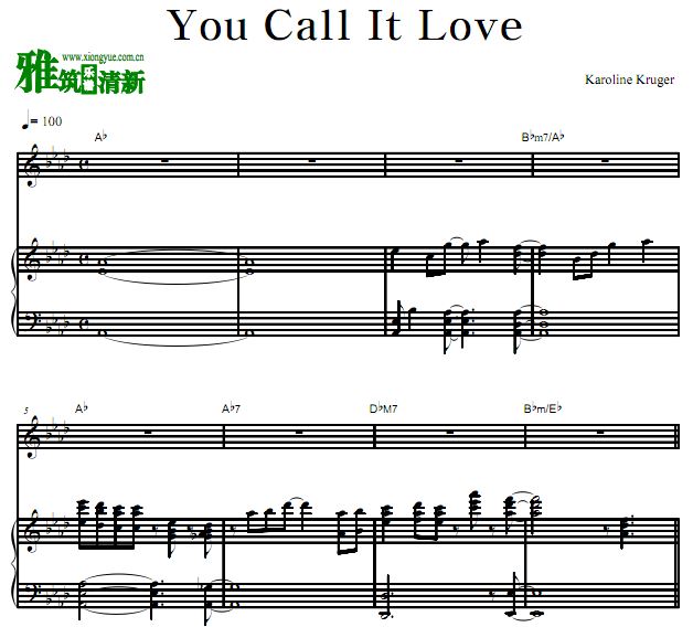 Ķĸо  You Call It Love