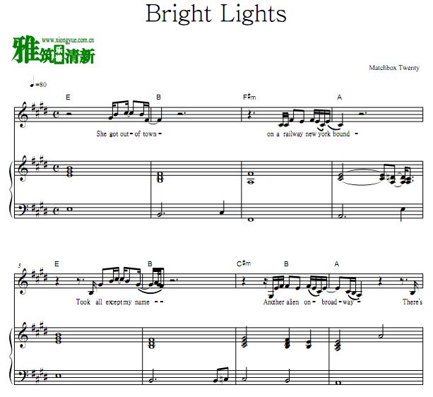 Matchbox Twentyֶ  Bright Lightsٰ  