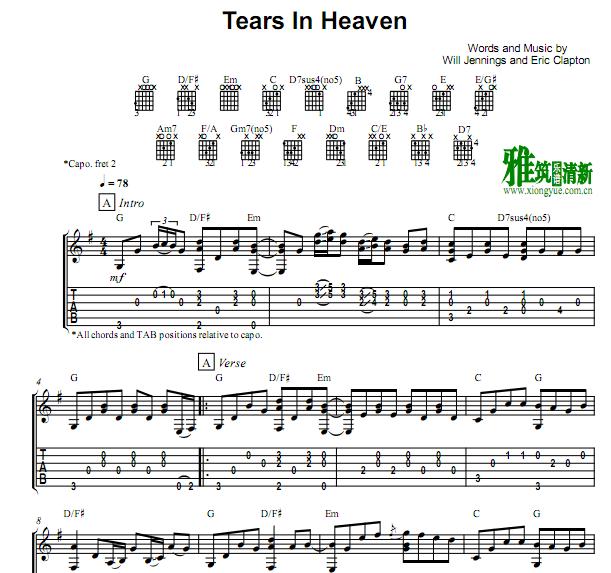Tears in Heaven [2014] ü
