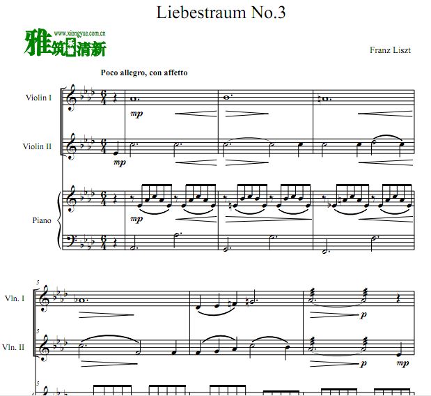 Liebestraum no.3 ˹ذ֮εСٸ