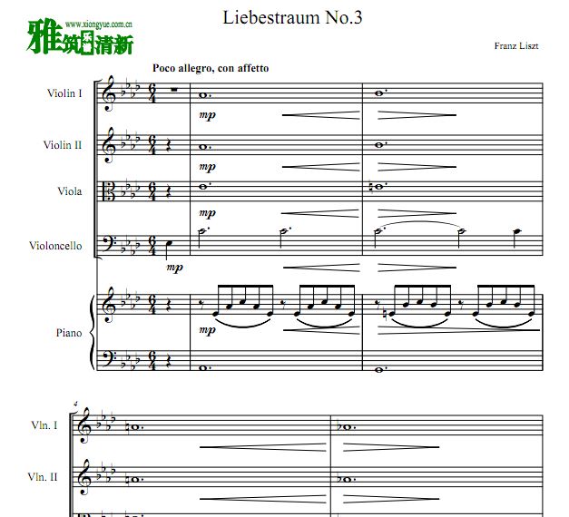 Liebestraum no.3 ˹ ֮εٰ