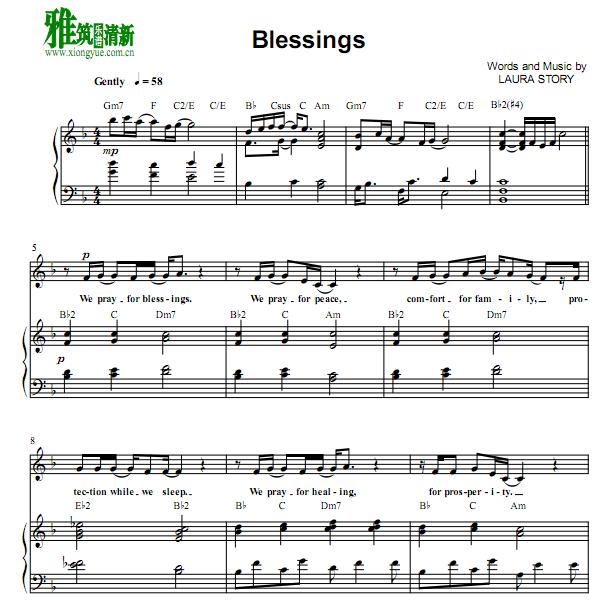 laura story - Blessings F   ٰ