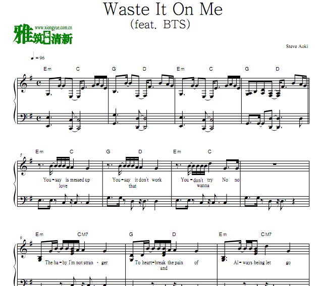 Steve Aoki - Waste It On Me 