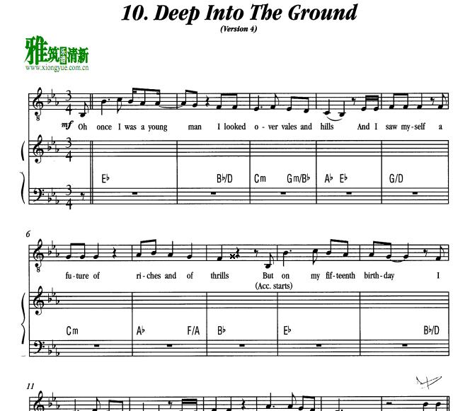 Billy Elliot - Deep Into The Groundٰ