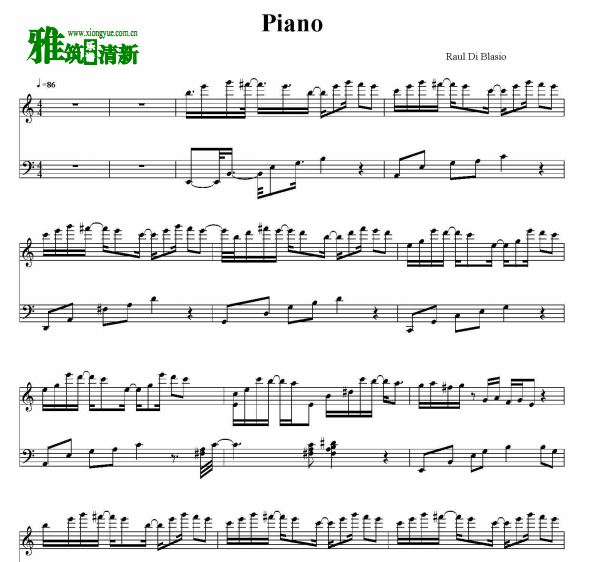 Raul Di Blasio - Piano