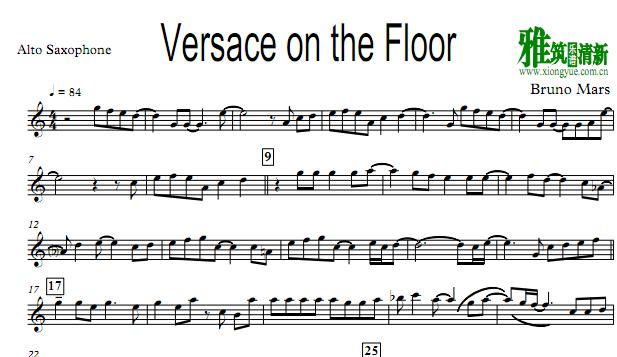 Bruno Mars - Versace on the Floor˹