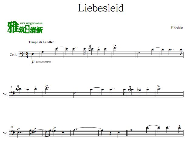 F.Kreisler - Liebesleid ˴