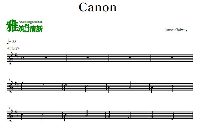 James Galway Canon  ũ 