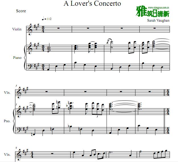 A Lover's Concerto ЭСٸٶ