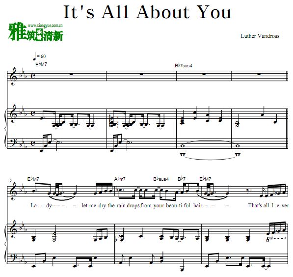 Luther Vandross - It's All About Youٰ 