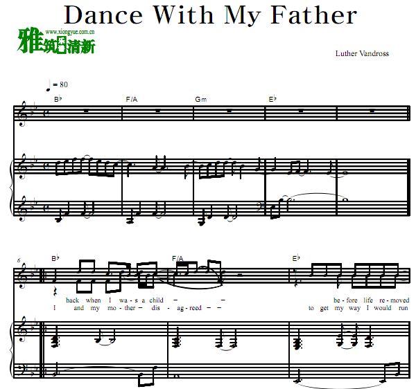 Luther Vandross - Dance With My Fatherٰ  