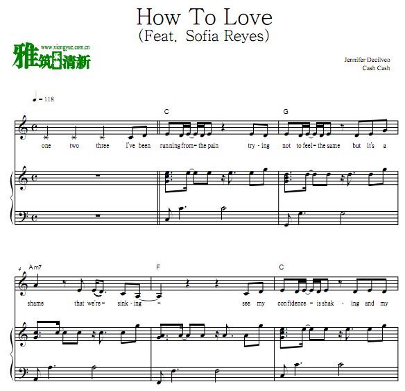 Cash Cash (Feat. Sofia Reyes) - How To Love ٰ׸