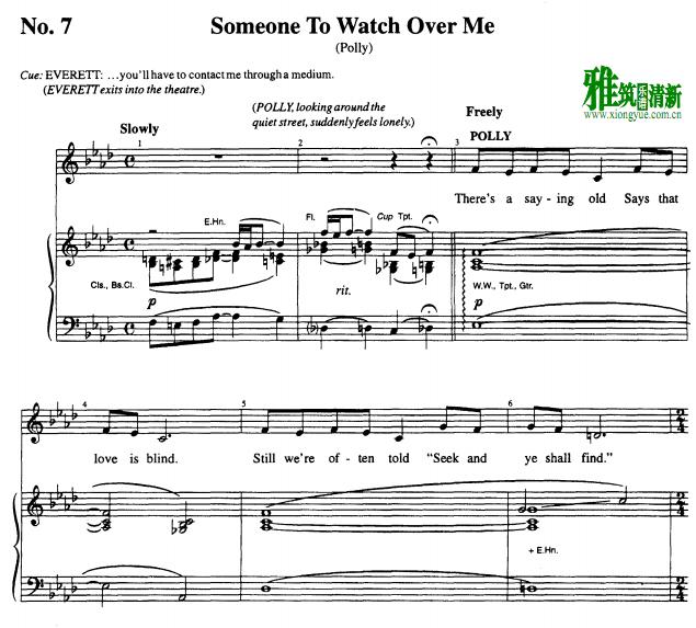�ǻ��չ��ҵ���- Someone to Watch Over Me���ٰ�����