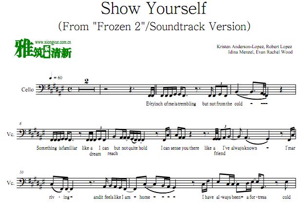 ѩԵ2 Show Yourself  F#-G-Ab