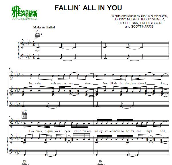 Shawn Mendes - Fallin' All in You 