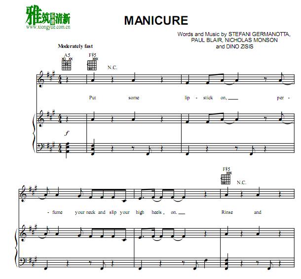 Lady Gaga - Manicure 