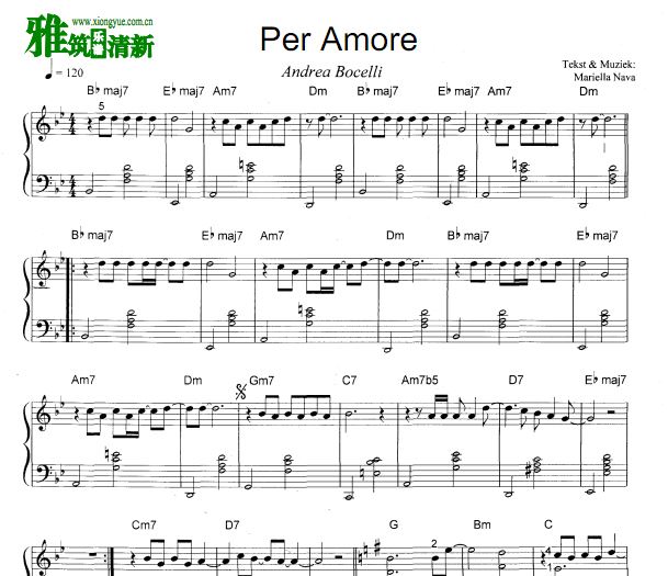 Andrea Bocelli - Per Amore