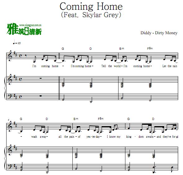 Diddy & Dirty Money (Feat. Skylar Grey)- Coming Homeٰ 