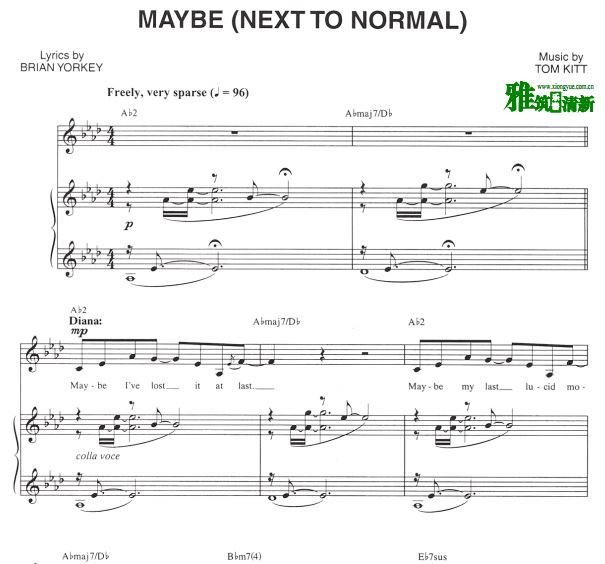  Next to Normal - Maybe (Next to Normal)ٰ ָ