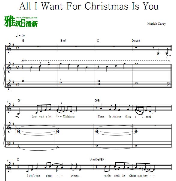 Mariah Carey - All I Want For Christmas Is Youָٰ